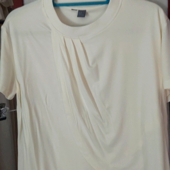 Sweaty Betty Tori Short Sleeve Tee Top in Alabaster White  Sz 4 - Picture 2 of 4